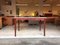 Mesa de comedor de madera teñida en rojo de Henning Kjaernulf para Vejle Stéle, Imagen 5