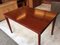 Red Stained Wood Dining Table by Henning Kjaernulf for Vejle Stéle, Image 7