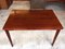 Red Stained Wood Dining Table by Henning Kjaernulf for Vejle Stéle 9
