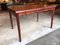 Red Stained Wood Dining Table by Henning Kjaernulf for Vejle Stéle 10