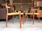 Mid-Century Papercord and Teak Dining Chairs, Set of 4, Image 9
