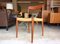 Mid-Century Papercord and Teak Dining Chairs, Set of 4 3