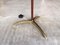 Rosewood & Brass Tripod Floor Lamp with Crow Foot, 1960s, Image 6