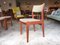 Minimalistic Danish Modern Teak Dining Chairs by Johannes Andersen, Set of 4, Image 8