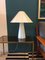 Opal Glass Table Lamp from Peill & Putzler, 1960s, Image 1