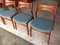 Mod. 310 Teak Side Chairs by Erik Buch for Christensen, Set of 4 7