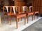 Danish Teak Juliane Chairs by Johannes Andersen for Uldum, Set of 6, Image 8