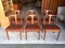 Danish Teak Juliane Chairs by Johannes Andersen for Uldum, Set of 6 1