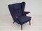 Fauteuil en Peluche en Teck et Laine, Danemark, 1970s 19