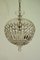 Böhmische Medusa Deckenlampe aus Kristallglas, 1940er 1