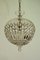 Bohemian Crystal Medusa Ceiling Lamp, 1940s 1