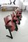 Model LV8 Cinema Armchairs with Leatherette Upholstery from Rima, 1950s, Set of 4 23