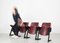 Model LV8 Cinema Armchairs with Leatherette Upholstery from Rima, 1950s, Set of 4, Image 15