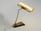 Mid-Century Modern Messing Schreibtischlampe mit Acrylglas Lampenschirm, 1950er 5