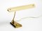 Mid-Century Modern Brass Desk Lamp with Acrylic Glass Lampshade, 1950s 16