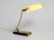 Mid-Century Modern Brass Desk Lamp with Acrylic Glass Lampshade, 1950s, Image 4