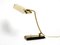 Mid-Century Modern Brass Desk Lamp with Acrylic Glass Lampshade, 1950s 3