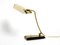 Mid-Century Modern Brass Desk Lamp with Acrylic Glass Lampshade, 1950s, Image 3