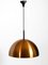 Space Age Pendant Lamp with Copper Lampshade from Staff, 1970s 6