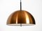 Space Age Pendant Lamp with Copper Lampshade from Staff, 1970s 1