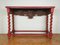 Antique German Church Console Table with Decorative Wood Carving, 19th Century 12