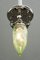 Art Deco Deckenlampe mit Opalglas Schirm, 1920er 4