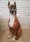 Vintage Ceramic Boxer Dog Figure, 1960s 1