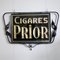 Vintage Double Sided Reverse Painted Cigar Hanging Advertising Sign 1