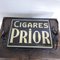 Vintage Double Sided Reverse Painted Cigar Hanging Advertising Sign 2