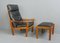 Lounge Chair & Ottoman by Illum Wikkelsø for Niels Eilersen, 1960s, Set of 2 8