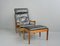 Lounge Chair & Ottoman by Illum Wikkelsø for Niels Eilersen, 1960s, Set of 2, Image 6