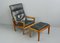 Lounge Chair & Ottoman by Illum Wikkelsø for Niels Eilersen, 1960s, Set of 2 1