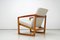 Danish Modern Armchair with Sled Base from PMJ, 1960s 4