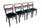 Art Deco Chairs, 1960s, Poland, Set of 4 3