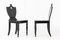 19th-Century English Ebonised Hall Side Chairs, Set of 4, Image 5