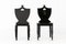 19th-Century English Ebonised Hall Side Chairs, Set of 4 3