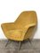 Fauteuil à Oreilles Vintage, Italie, 1950s 4