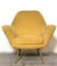 Vintage Italian Winged Lounge Chair, 1950s, Image 1