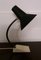 Lampada da tavolo regolabile con base in ferro verniciato bianco, anni '60, Immagine 1