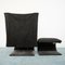 Vintage Lounge Chair & Ottoman from Ligne Roset, 1980s, Set of 2 3