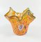 Vintage Handkerchief Glass Vase from Seguso, Image 1