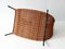 Large Mid-Century Modern Italian Wicker Magazine Rack or Stand, 1960s 16