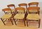 J39 People's Chairs in Oak & Hand-Woven Paper Cord Seat by Børge Mogensen, Set of 6 3