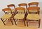 J39 People's Chairs in Oak & Hand-Woven Paper Cord Seat by Børge Mogensen, Set of 6, Image 3