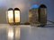 Danish Brass & Glass Wall Sconces from Vitrika, 1960s, Set of 2 2
