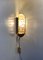 Danish Brass & Glass Wall Sconces from Vitrika, 1960s, Set of 2 4