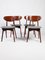 Vintage Dining Chairs by Louis van Teeffelen for WéBé, Holland, 1960s, Set of 4, Image 1