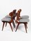 Vintage Dining Chairs by Louis van Teeffelen for WéBé, Holland, 1960s, Set of 4, Image 4