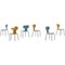 Children T-Chairs by Arne Jacobsen for Fritz Hansen, Set of 6 1