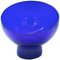 Blue Italian Murano Art Glass Footed Bowl Vase, 1970s, Image 1